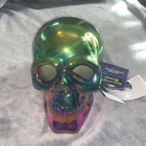 Skull, Tri - Color , Flashing Red, Blue, Green, Flashing Lights, Never Used,